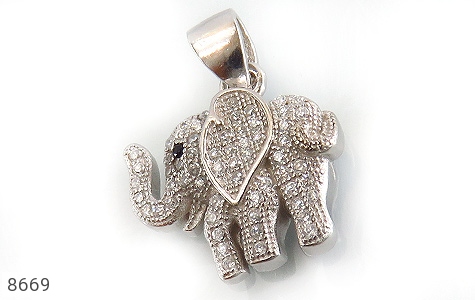 مدال نقره طرح فیل فانتزی - 8669
