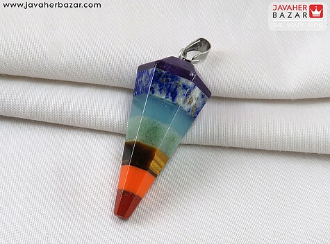 گردنبند چندنگین هفت چاکرا منشوری - 87166