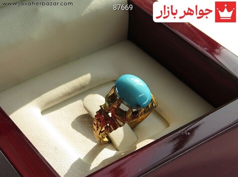 نگین فیروزه نیشابوری کم نظیر - 87669