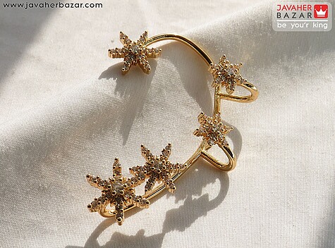 گوشواره طلاروس بلوتوثی طرح ستاره YX - 88100