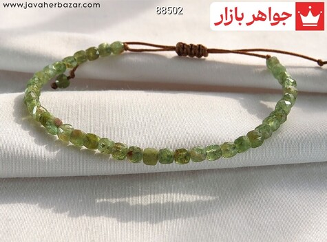 دستبند زبرجد تراش جواهری - 88502