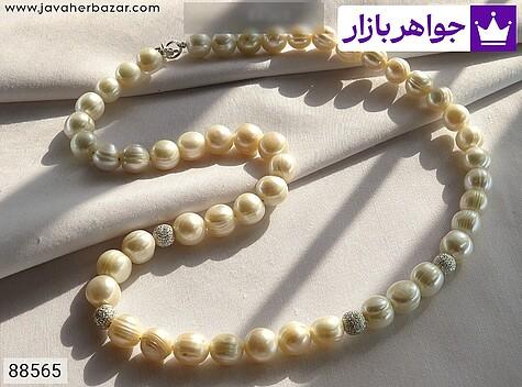سینه ریز سینه ریز نقره مروارید زنانه - 88565