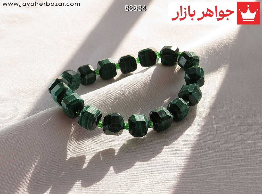 تصویر عکس خرید ، قیمت و خواص دستبند مالاکیت زنانه اصل