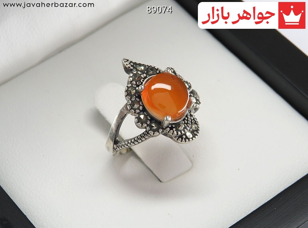 تصویر عکس خرید ، قیمت و خواص انگشتر عقیق یمن زنانه اصل