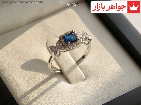 انگشتر نقره یاقوت سنتاتیک جذاب زنانه - 90435