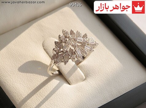 انگشتر نقره طرح سحر زنانه - 90436