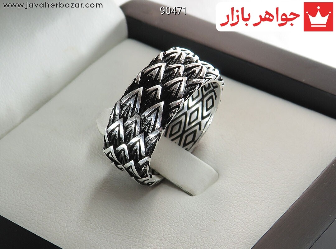انگشتر نقره رینگی اسپرت سایز63 و65 70