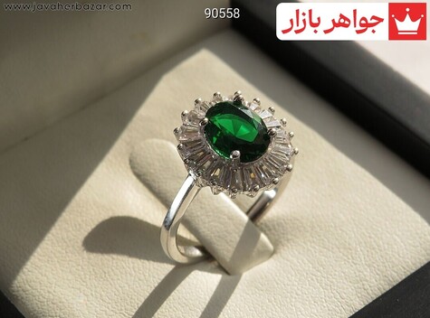 انگشتر نقره سنتاتیک جذاب زنانه - 90558