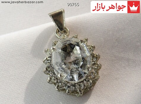 گردنبند نقره الماس تراش - 90765