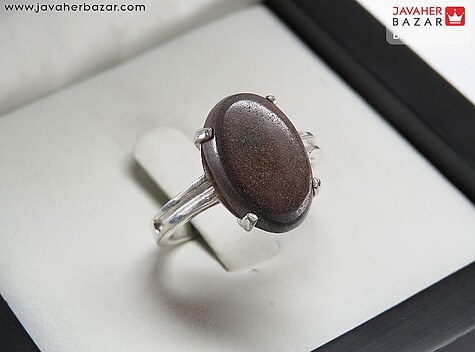 انگشتر نقره هبهاب طرح سارا زنانه - 91003