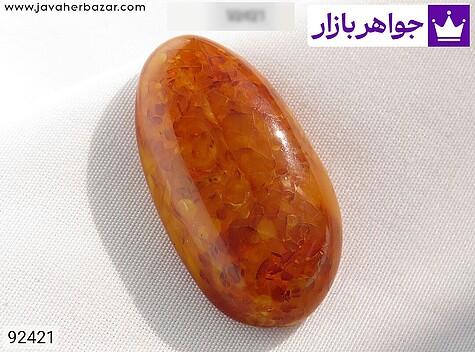 نگین کهربا بولونی لهستان زرد نگین کهربا بولونی لهستان خوشرنگ - 92421