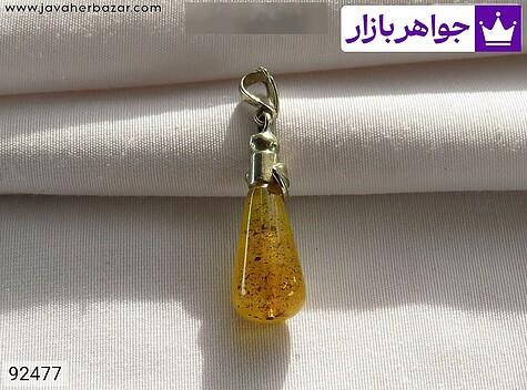 مدال کهربا بولونی لهستان زنانه ظریف گردنبند نقره کهربا بولونی لهستان زنانه ظریف - 92477