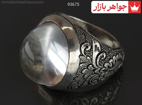 انگشتر نقره در نجف بی نظیر مردانه دست ساز - 93675