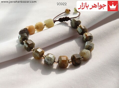 سان استون دستبند سنگی بلک سان استون زیبا - 93922