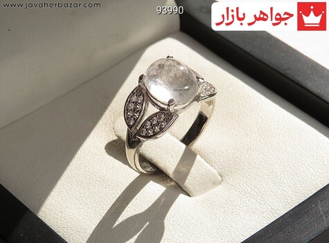 انگشتر نقره در نجف طرح درسا زنانه - 93990