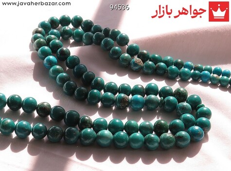 تسبیح فیروزه کرمانی 101 دانه احیا شده