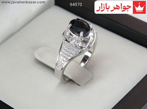 انگشتر نقره یاقوت طرح رویا زنانه - 94970