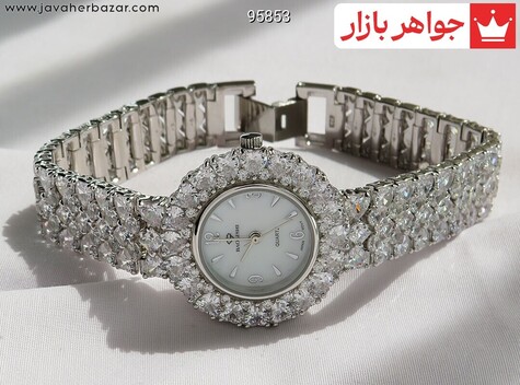ساعت مچی نقره لاکچری زنانه - 95853