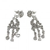 گوشواره نقره طرح بهار