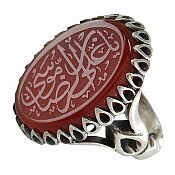 انگشتر نقره عقیق یا علی موسی الرضا مردانه