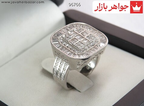 انگشتر نقره طرح وحیده زنانه - 96766