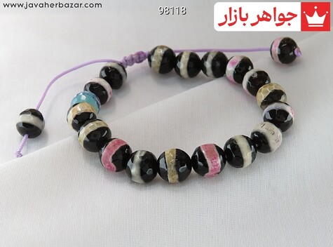 دستبند سنگی عقیق جذاب - 98118