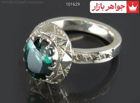 انگشتر توپاز سبز