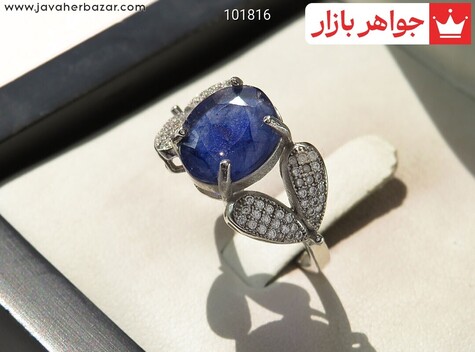 انگشتر سنگ ماه تولد آذر زنانه
