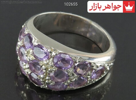 انگشتر سنگ ماه تولد دی مردانه
