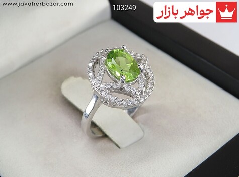 انگشتر سنگ ماه تولد مرداد زنانه