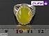 انگشتر عقیق زرد دورچنگ مردانه [شرف الشمس]-4