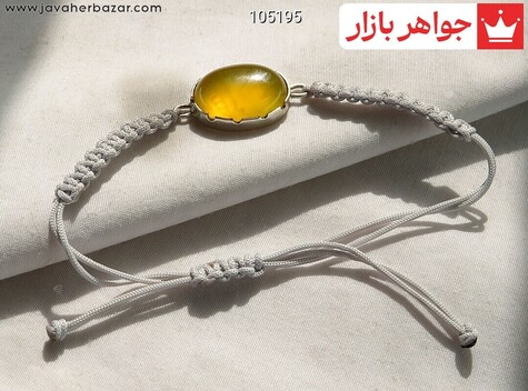 دستبند سنگ ماه تولد خرداد مردانه