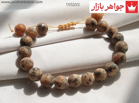 دستبند سنگ ماه تولد شهریور مردانه