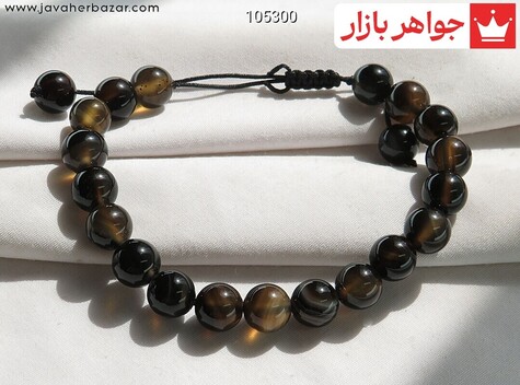 دستبند سنگ ماه تولد خرداد مردانه