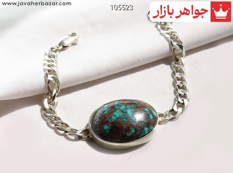 دستبند سنگ ماه تولد شهریور مردانه