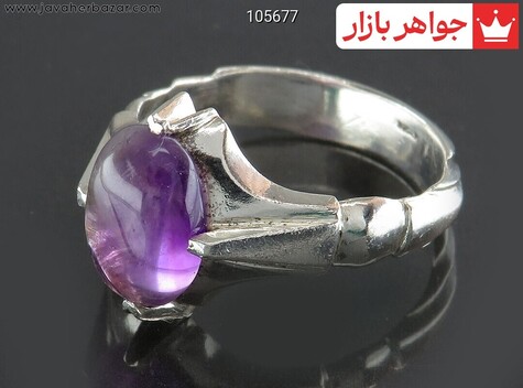 انگشتر سنگ ماه تولد اسفند مردانه