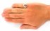 انگشتر عقیق یمنی کبود خوش رنگ دست ساز-8