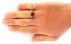 انگشتر عقیق یمنی قرمز سرخ درشت خوش رنگ مردانه دست ساز-8