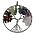 مدال تیتانیوم چندنگین هفت چاکرا درخت زندگی