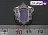 انگشتر عقیق یمنی کبود زنانه-4