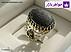 انگشتر حدید صینی رکاب طرح ضریح مردانه [یا علی و و ان یکاد]-5