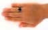 انگشتر عقیق سیاه طرح اسپرت مردانه-7