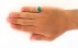 انگشتر عقیق سبز ابروبادی مردانه-7