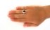 انگشتر عقیق یمنی زرد طرح ساده شیک مردانه دست ساز-7