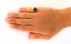 انگشتر عقیق سیاه دورچنگ جذاب مردانه-7