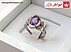 انگشتر آمتیست طرح سروناز زنانه-1