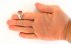 انگشتر یاقوت آفریقایی قرمز سرخ یی درشت خوش رنگ مردانه دست ساز-8