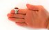 انگشتر عقیق یمنی قرمز سرخ خوش رنگ مردانه دست ساز-8