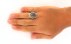 انگشتر عقیق یمنی کبود درشت تراش الماسه مردانه دست ساز-8