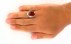 انگشتر عقیق یمنی قرمز سرخ درشت فاخر باشکوه مردانه دست ساز-7